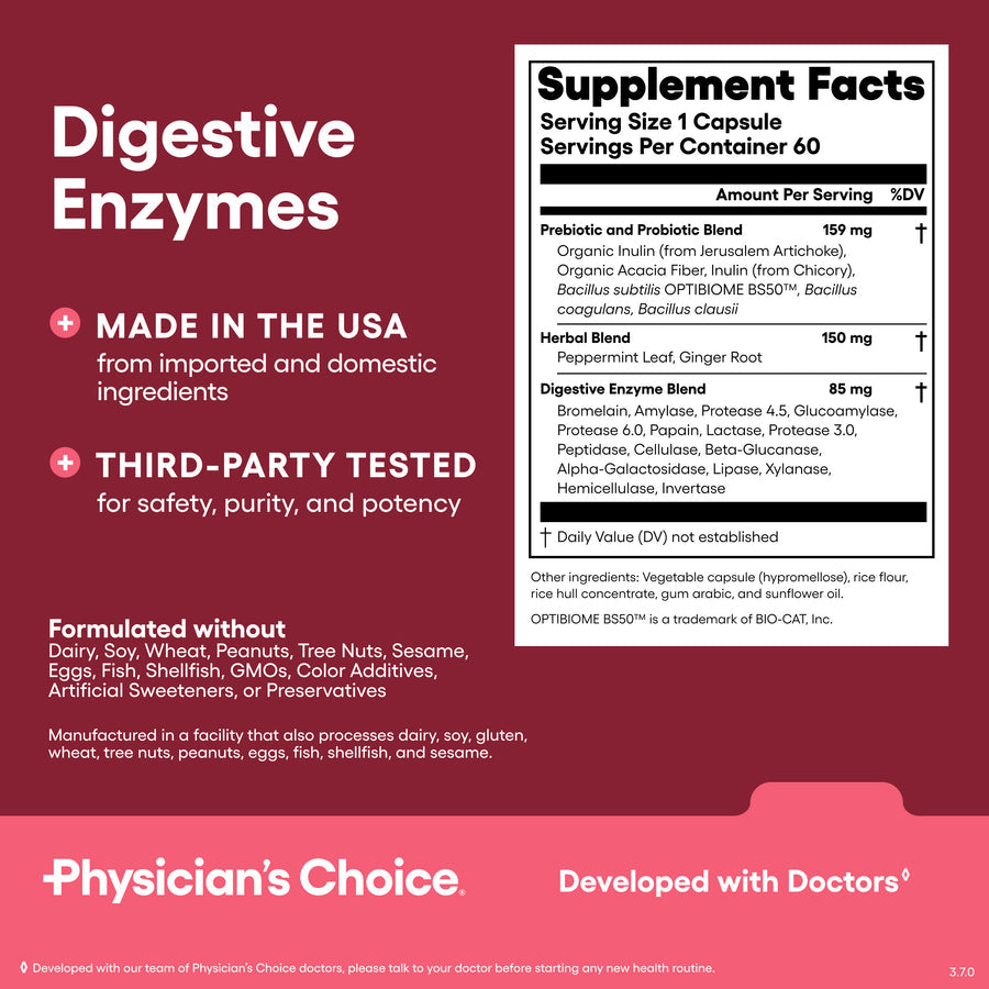 Probiotic & Digestive Enzyme Gut Support Bundle